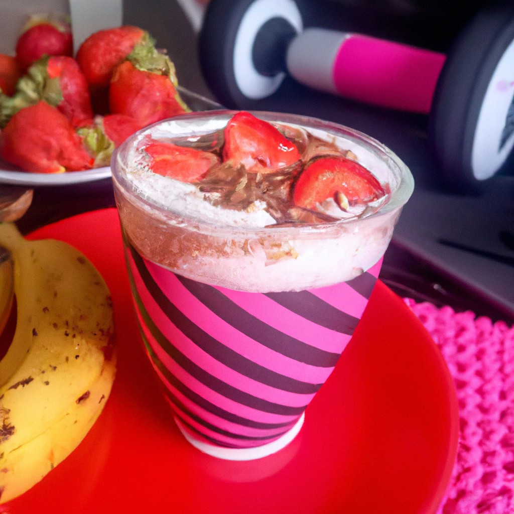 Recuperação Intensa: Shake de Morango - Pós-treino