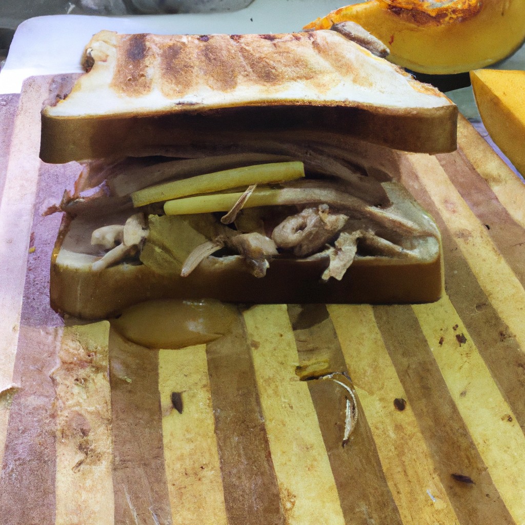 Sanduíche de frango com abacaxi - Pré-treino